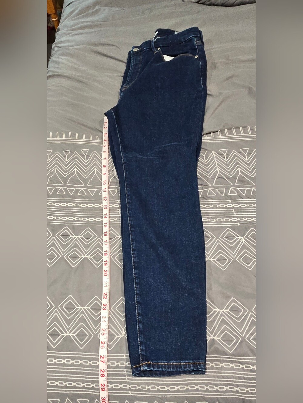 Good American Always Fits Good Legs  Straight Jeans Size 14-18 - Picture 3 of 7